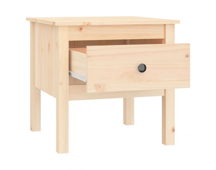 Sonata H Странична масичка, 50x50x49 см, борово дърво масив