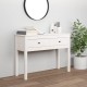 Sonata H Конзолна маса бяла 100 x 35 x 75 см борово дърво масив