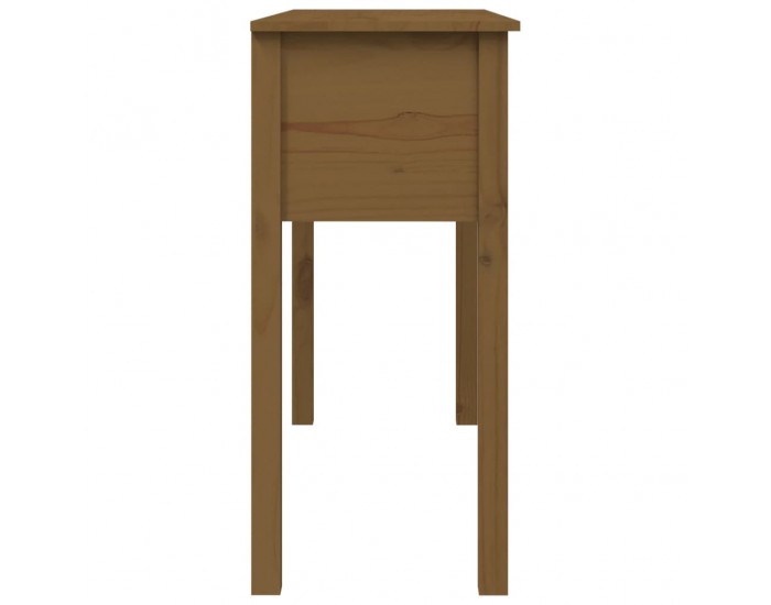 Sonata H Конзолна маса, меденокафява, 100x35x75 см, борово дърво масив