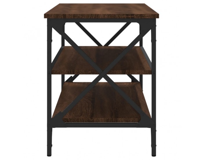 Sonata H ТВ шкаф, кафяв дъб, 100x40x50 см, инженерно дърво