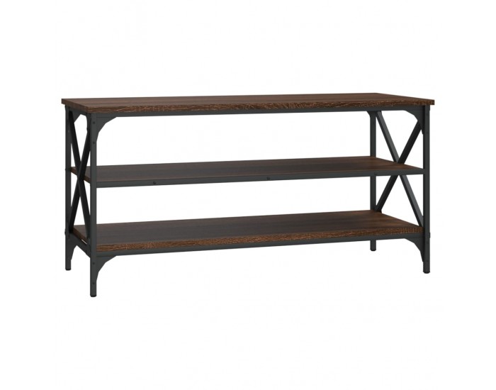 Sonata H ТВ шкаф, кафяв дъб, 100x40x50 см, инженерно дърво