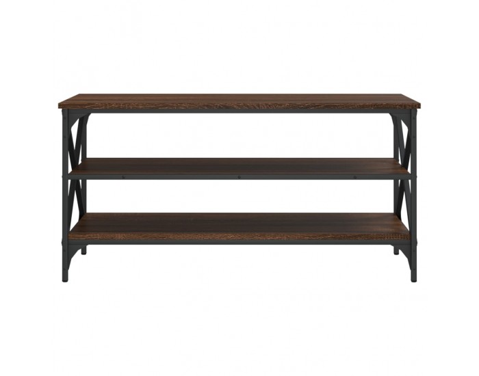 Sonata H ТВ шкаф, кафяв дъб, 100x40x50 см, инженерно дърво