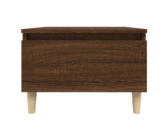 Sonata H Странични маси, 2 бр, Кафяв дъб, 50x46x35 см, инженерно дърво