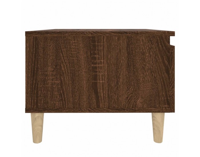 Sonata H Странични маси, 2 бр, Кафяв дъб, 50x46x35 см, инженерно дърво