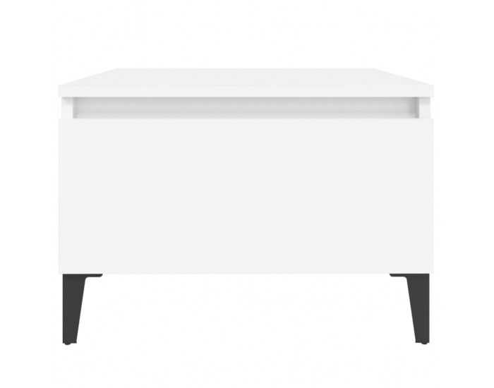 Sonata H Странични маси, 2 бр, бели, 50x46x35 см, инженерно дърво