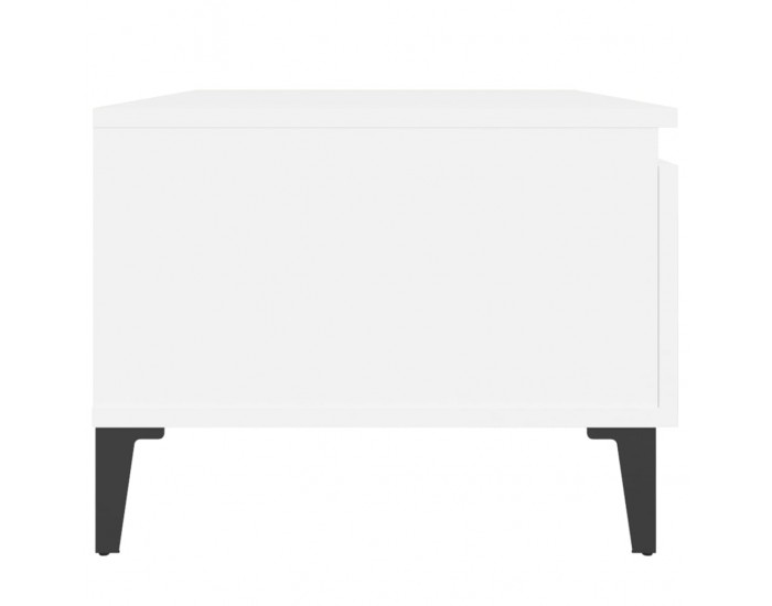 Sonata H Странични маси, 2 бр, бели, 50x46x35 см, инженерно дърво