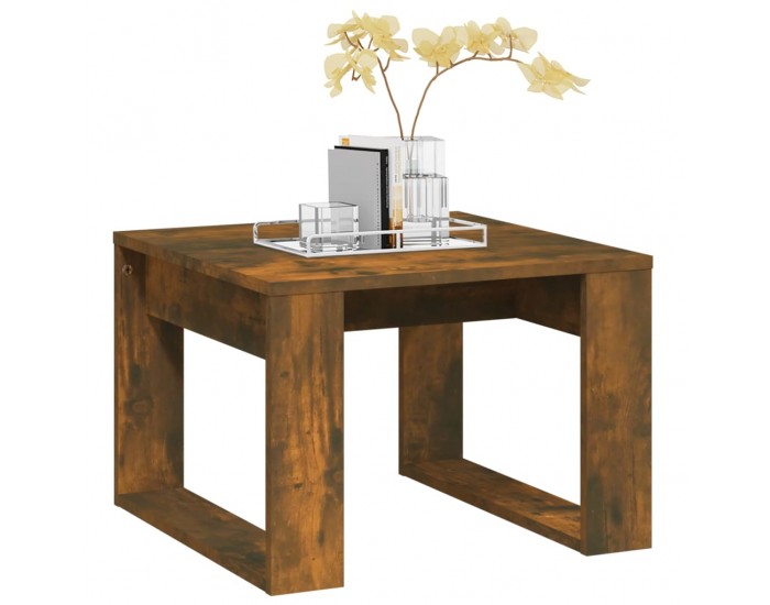 Sonata H Странична маса, опушен дъб, 50x50x35 см, инженерно дърво