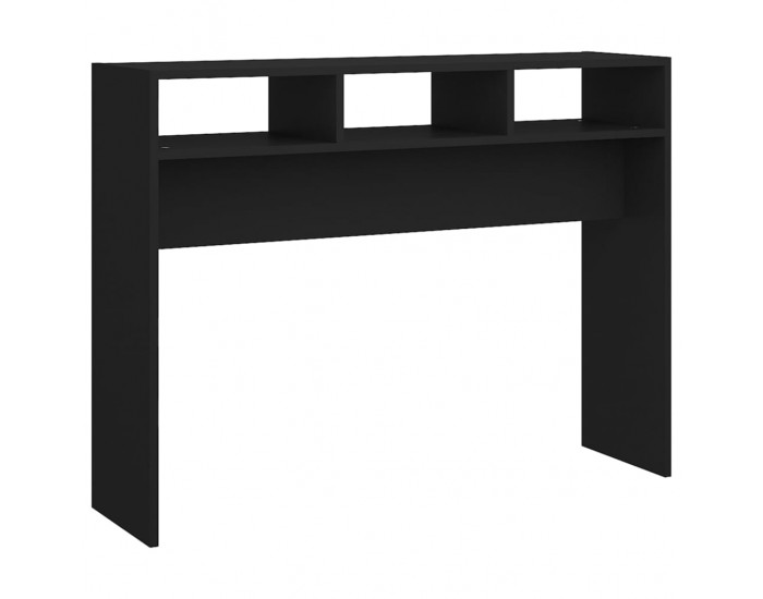 Sonata H Конзолна маса, черна, 105x30x80 см, инженерно дърво