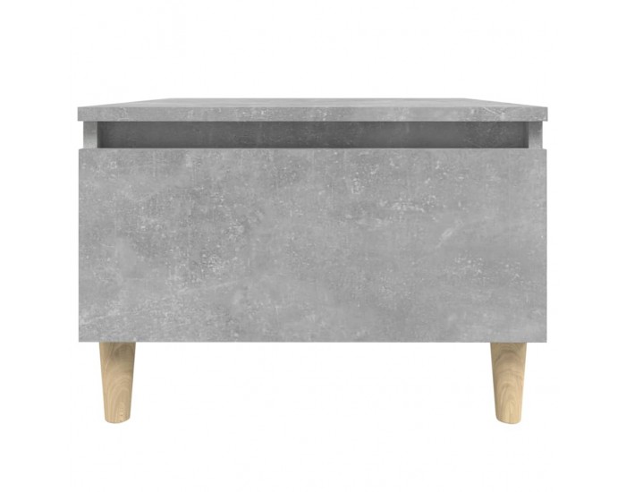 Sonata H Странична маса, бетонно сива, 50x46x35 см, инженерно дърво