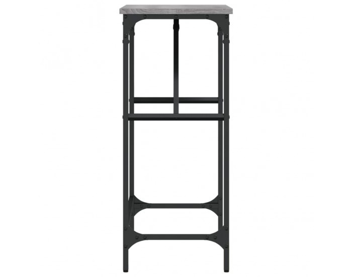 Sonata H Конзолна маса, сив сонома, 75x32x75 см, инженерно дърво