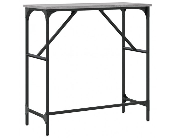 Sonata H Конзолна маса, сив сонома, 75x32x75 см, инженерно дърво
