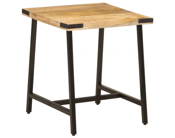 Sonata H Помощна маса 45x45x50 см масивно дърво манго и желязо