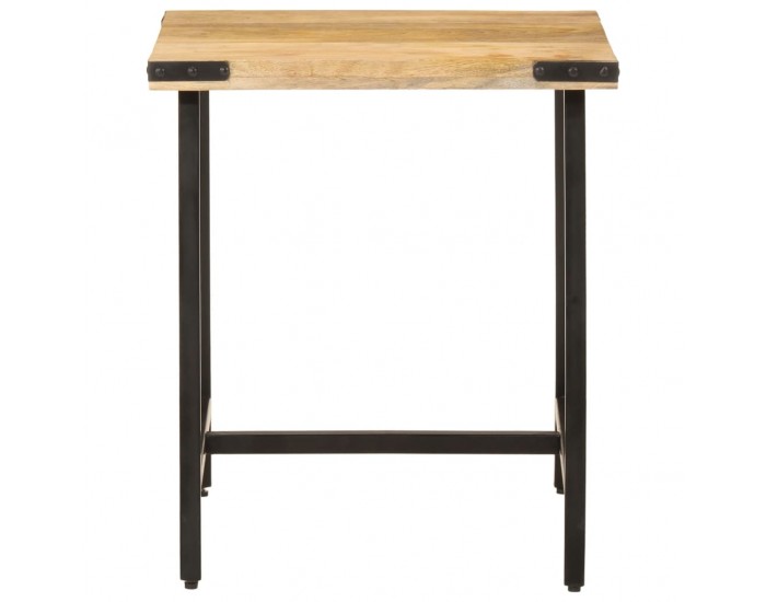 Sonata H Помощна маса 45x45x50 см масивно дърво манго и желязо