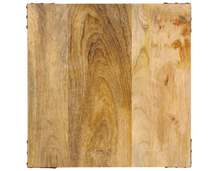 Sonata H Помощна маса 45x45x50 см масивно дърво манго и желязо