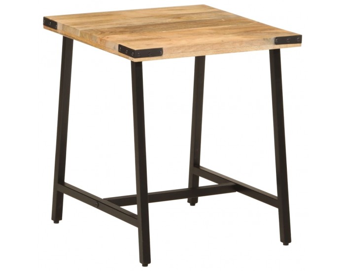 Sonata H Помощна маса 45x45x50 см масивно дърво манго и желязо