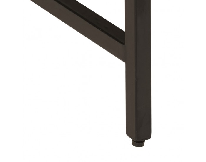 Sonata H Помощна маса 45x45x50 см масивно дърво манго и желязо