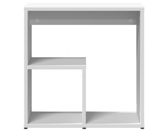 Sonata H Странични маси, 2 бр, бели, 50x30x50 см, инженерно дърво