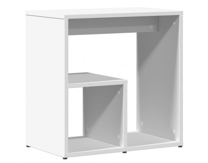 Sonata H Странични маси, 2 бр, бели, 50x30x50 см, инженерно дърво