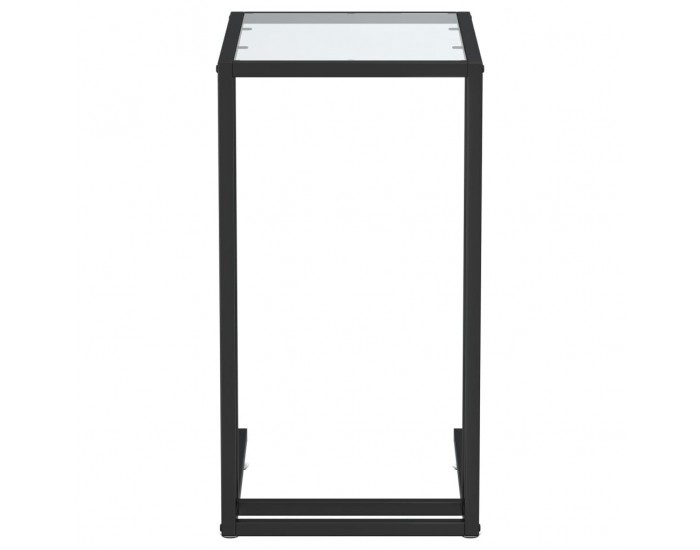 Sonata H Странична маса за компютър прозрачна 50x35x65см закалено стъкло