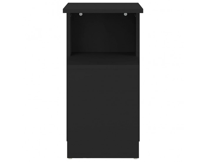 Sonata H Странична маса, черна, 36x30x56 см, инженерно дърво