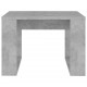 Sonata H Странична маса, бетонно сива, 50x50x35 см, инженерно дърво