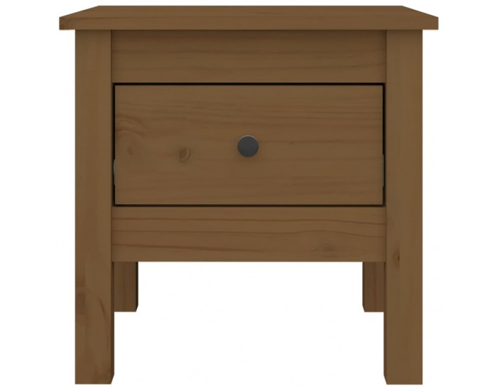 Sonata H Странични масички 2 бр меденокафяви 40x40x39 см бор масив