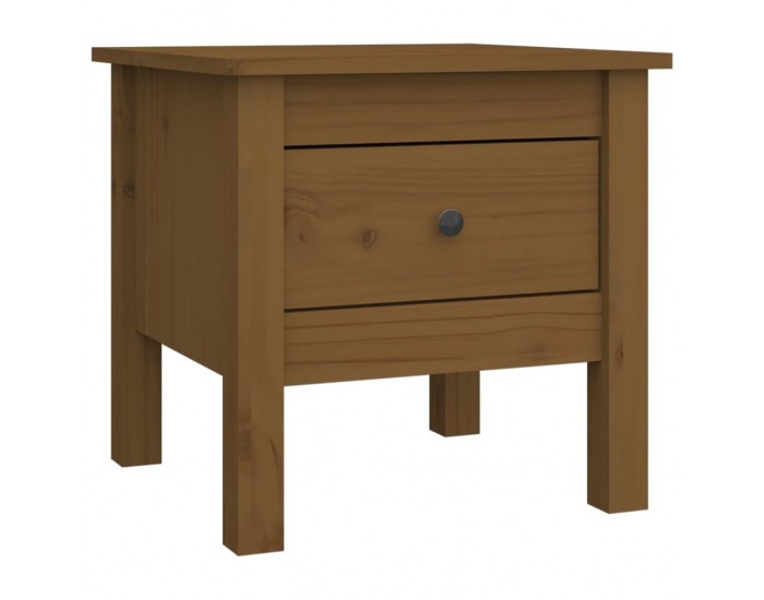 Sonata H Странични масички 2 бр меденокафяви 40x40x39 см бор масив