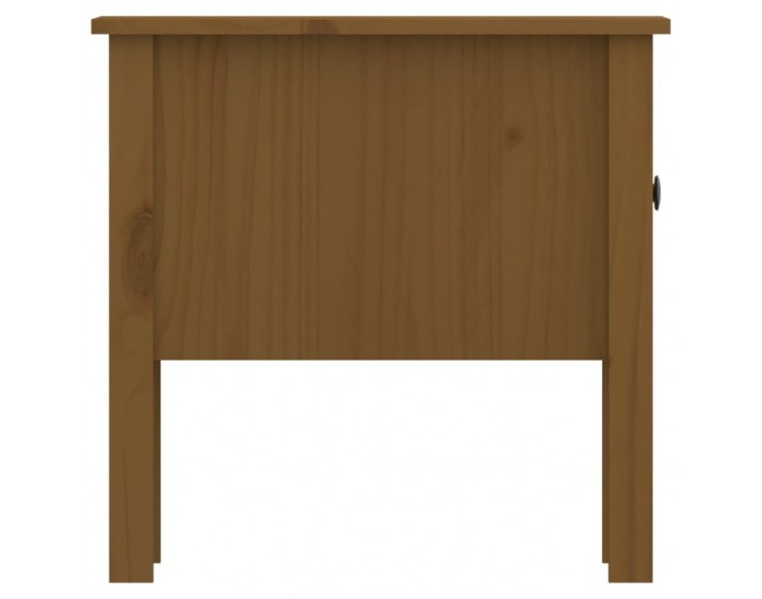 Sonata H Странични масички 2 бр меденокафяви 50x50x49 см бор масив