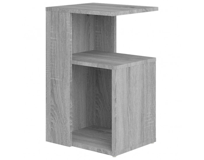 Sonata H Странична маса, сив сонома, 36x30x56 см, инженерна дървесина