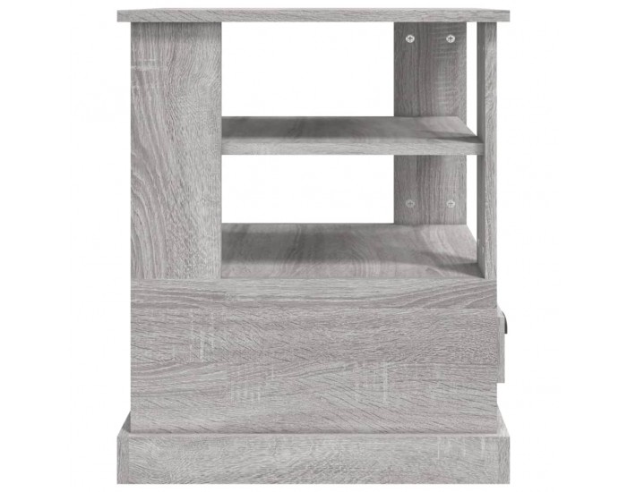 Sonata H Странична маса, cив сонома, 50x50x60 см, инженерно дърво