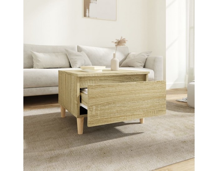 Sonata H Странична маса, Дъб сонома, 50x46x35 см, инженерно дърво