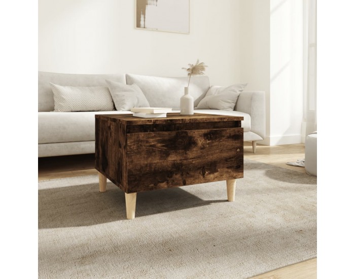 Sonata H Странична маса, опушен дъб, 50x46x35 см, инженерно дърво