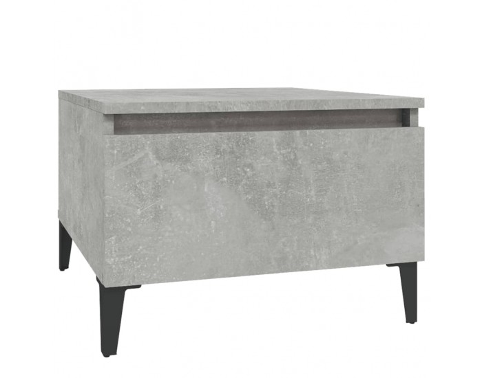 Sonata H Странични маси, 2 бр, бетонно сиво, 50x46x35см, инженерно дърво