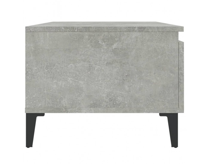 Sonata H Странични маси, 2 бр, бетонно сиво, 50x46x35см, инженерно дърво