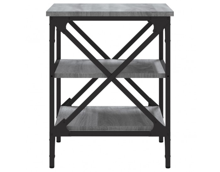 Sonata H Странични маси, 2 бр, сив сонома, 40x42x50 см, инженерно дърво