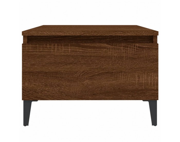 Sonata H Странични маси, 2 бр, Кафяв дъб, 50x46x35 см, инженерно дърво