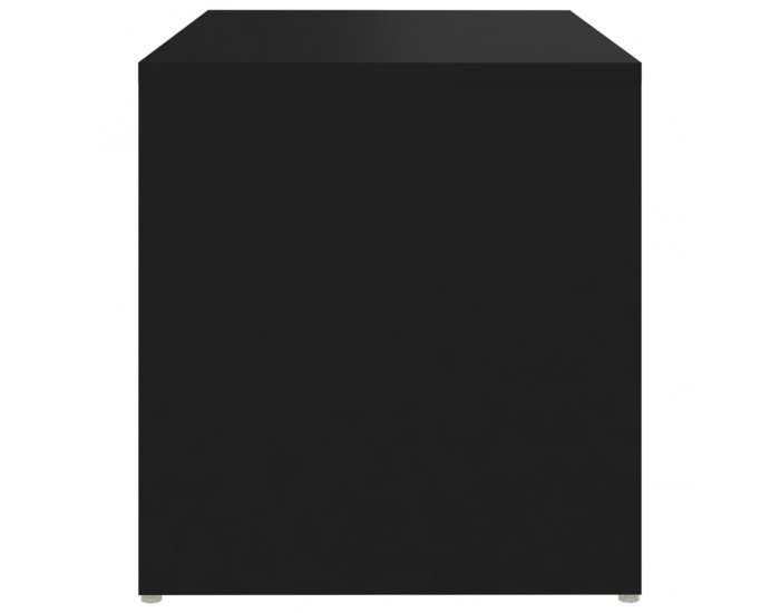 Sonata H Странична маса, черна, 59x36x38 см, инженерно дърво