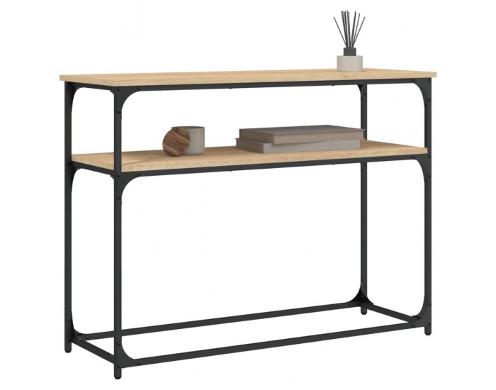 Sonata H Конзолна маса, дъб сонома, 100x35,5x75 см, инженерно дърво