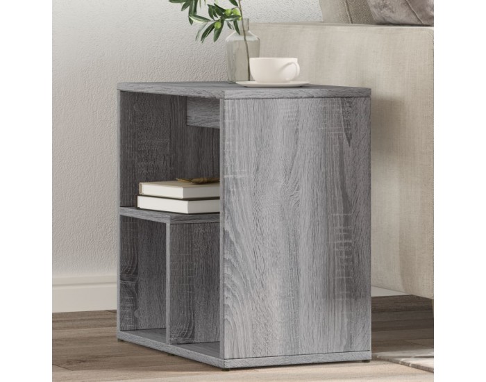 Sonata H Странични маси, 2 бр, сив сонома, 50x30x50 см, инеженерно дърво