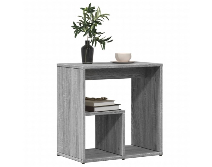 Sonata H Странични маси, 2 бр, сив сонома, 50x30x50 см, инеженерно дърво