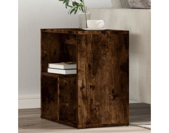 Sonata H Странични маси, 2 бр, опушен дъб, 50x30x50 см, инеженерно дърво