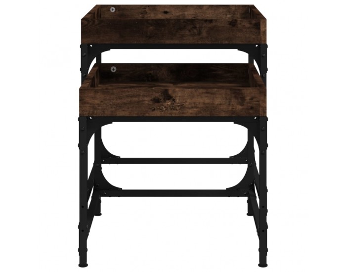 Sonata H Странични маси, 2 бр, опушен дъб, инженерно дърво