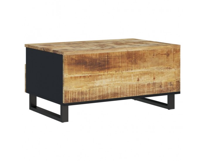 Sonata H Маса за кафе, 80x54x40 см, манго масив и инженерно дърво