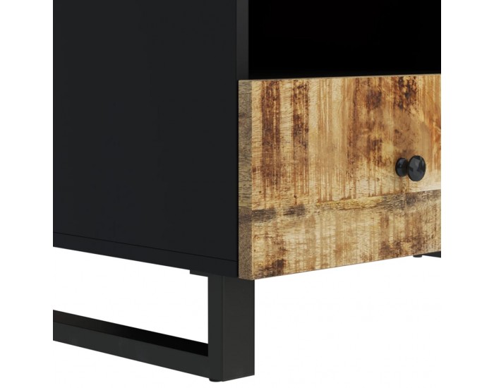 Sonata H Маса за кафе, 80x54x40 см, манго масив и инженерно дърво