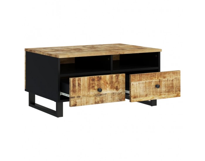 Sonata H Маса за кафе, 80x54x40 см, манго масив и инженерно дърво