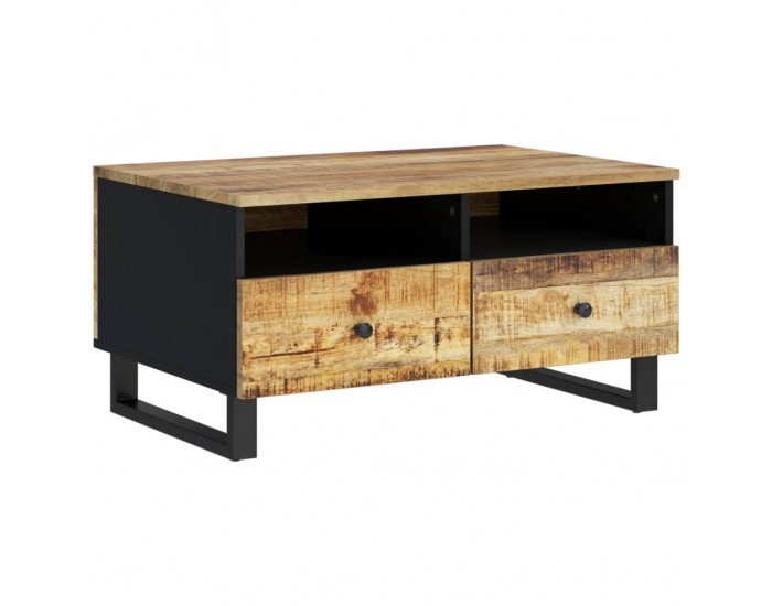 Sonata H Маса за кафе, 80x54x40 см, манго масив и инженерно дърво