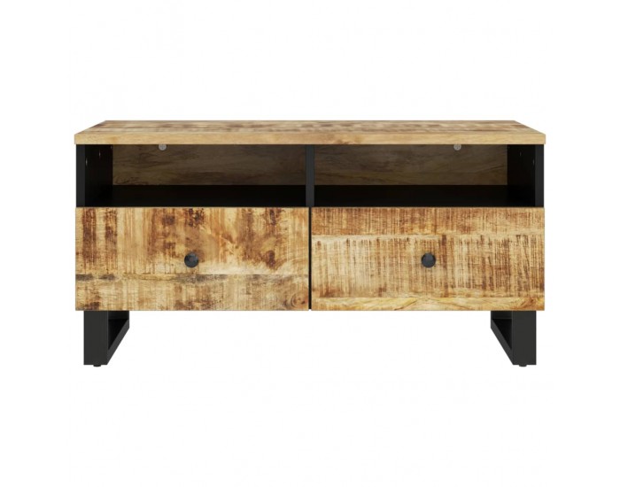 Sonata H Маса за кафе, 80x54x40 см, манго масив и инженерно дърво