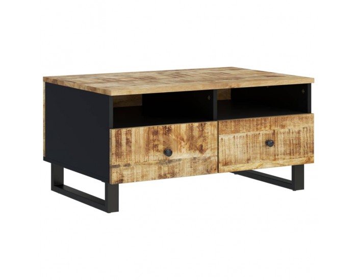 Sonata H Маса за кафе, 80x54x40 см, манго масив и инженерно дърво