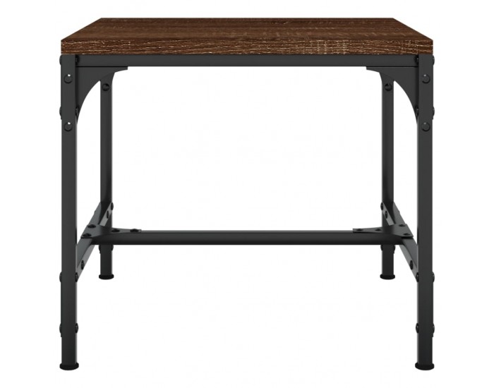 Sonata H Странични маси, 2 бр, кафяв дъб, 40x40x35 см, инженерно дърво