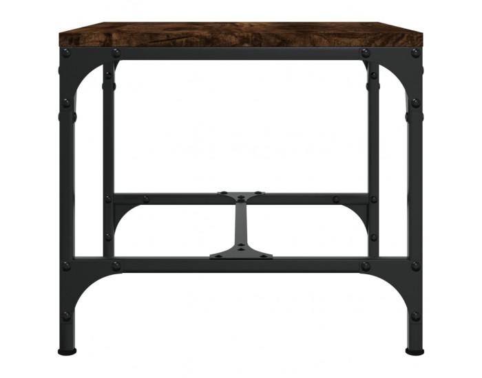 Sonata H Странични маси, 2 бр, опушен дъб, 40x40x35 см, инженерно дърво